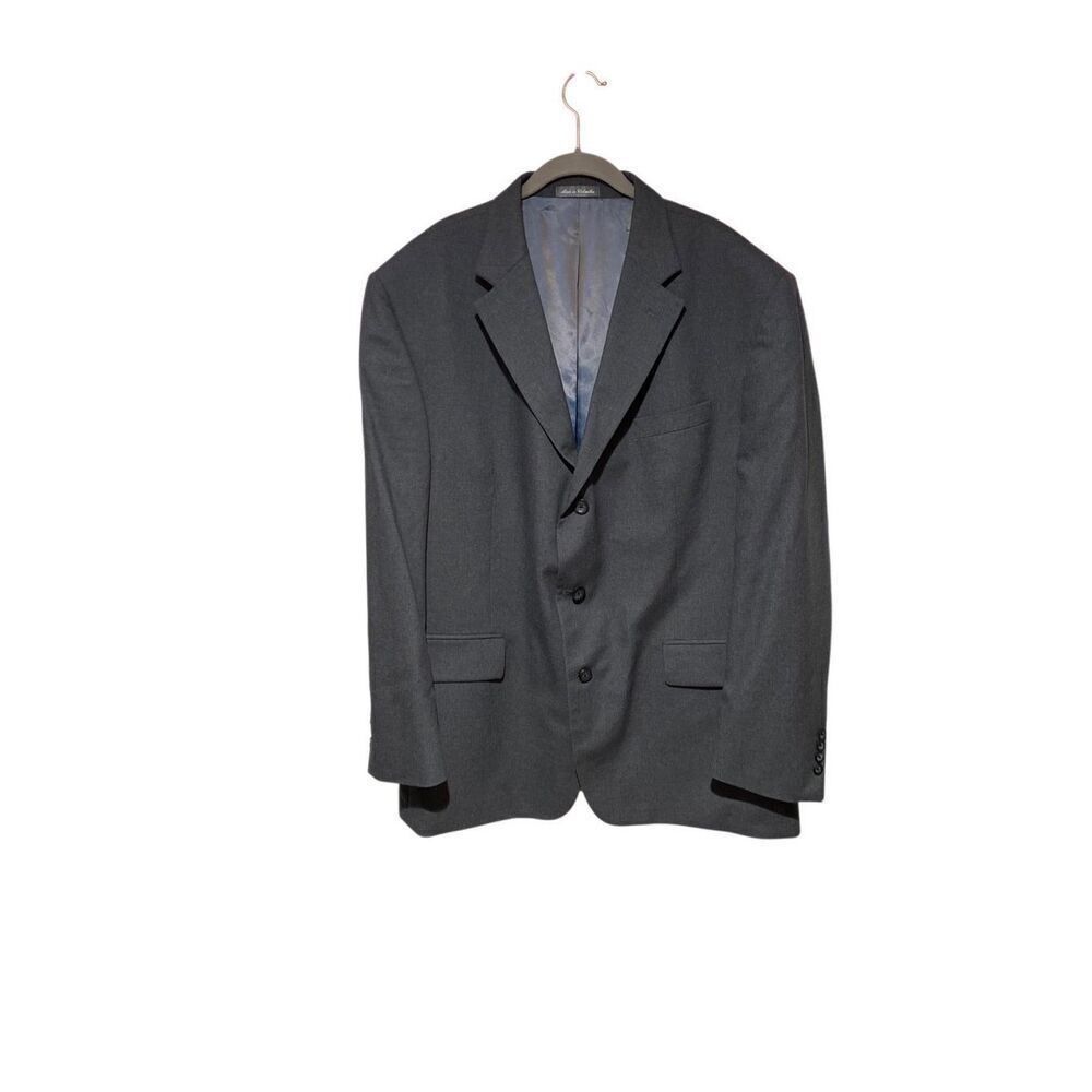 Oscar de La Renta men’s 100% wool gray jacket S/48 R ￼